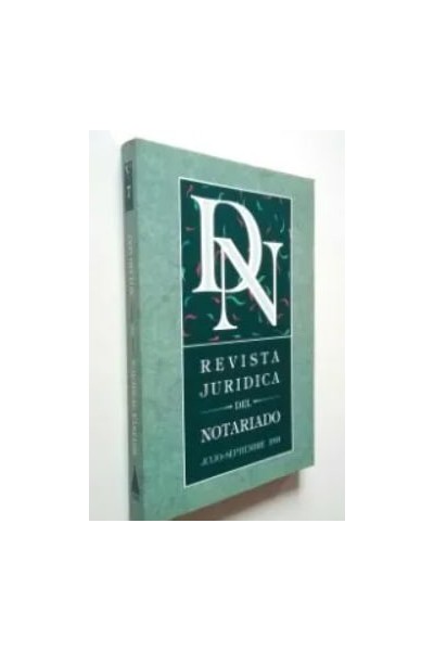 REVISTA JURIDICA DEL NOTARIO NÚM (7). JULIO-SEPTIEMBRE 1993.